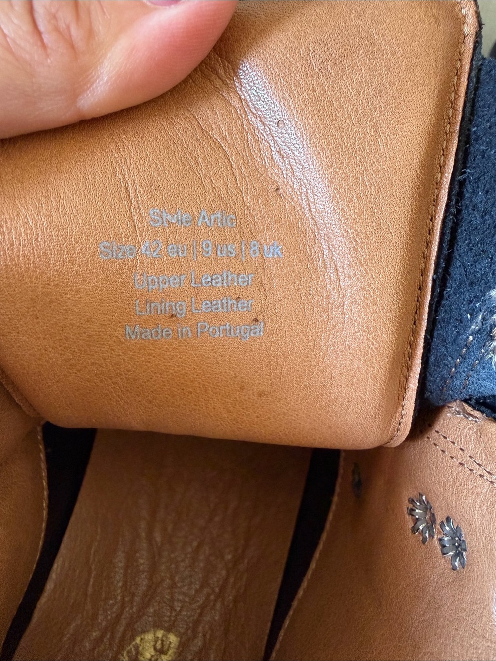 Naked Wolfe Black Leather Lug-Sole Hiking Boots - Picture 5 of 7